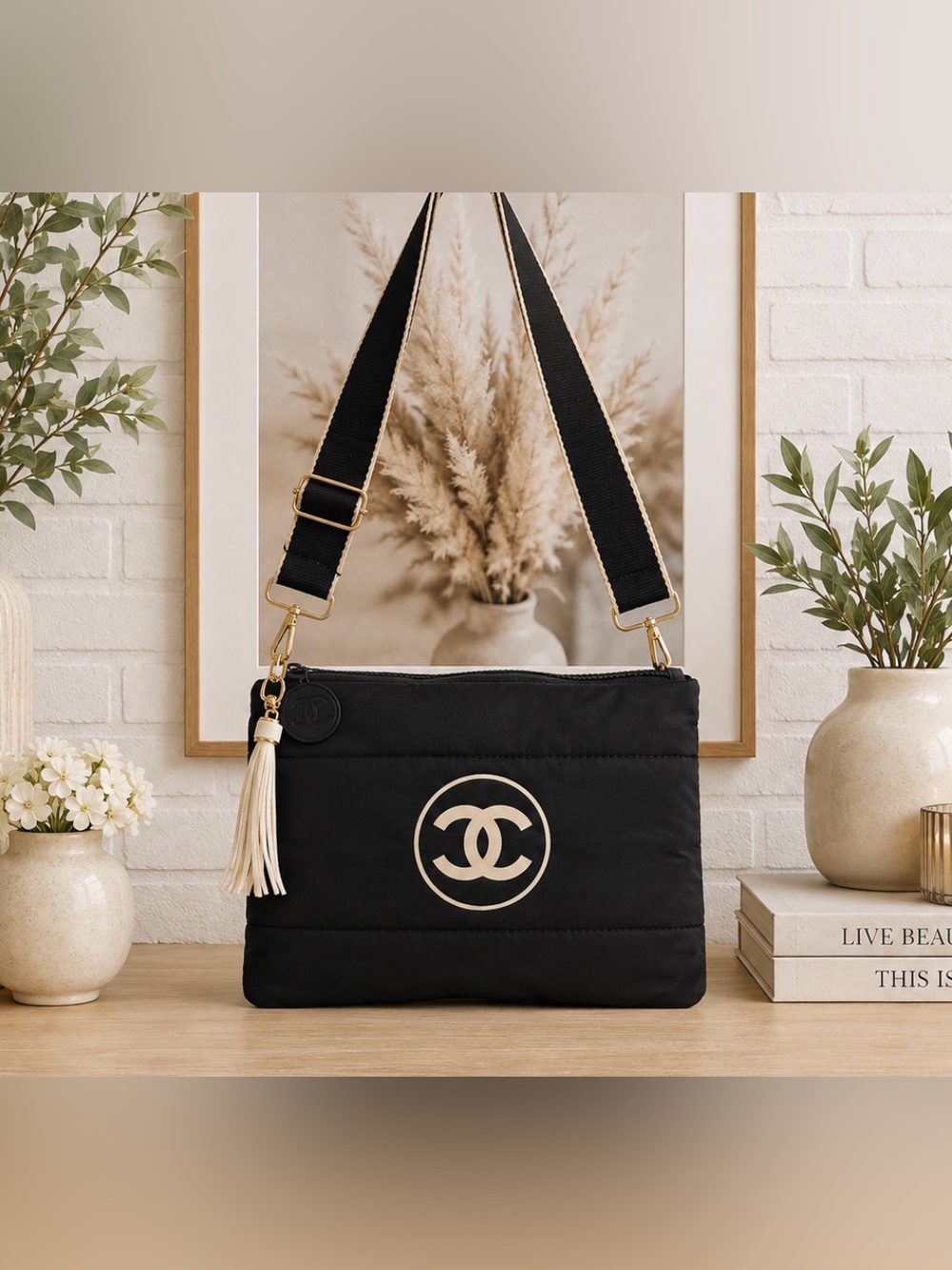 CHANEL Black Cosmetic/Beauty Bag GWP VIP Item